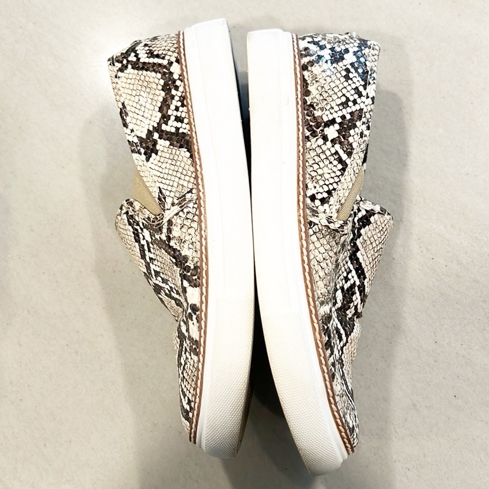 Steve Madden Women's Jalia Reptile Snakeprint Sip On Sneakers Loafers Size 6 - Picture 4 of 10